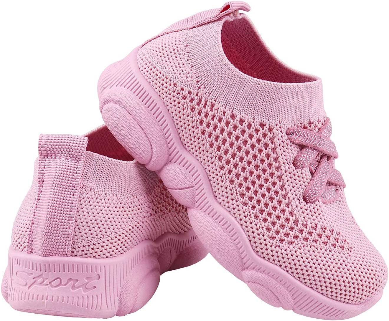 Baby Boy Girl First Walking Shoes Toddler Infant Mesh Sneakers Breathable Lightweight Non-Slip Rubber Sole Summer