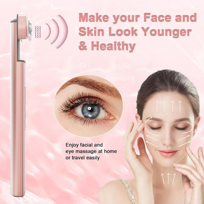 Red-Light-Therapy-For-Face, 6 in 1 LED Light Therapy Eye Equipment for Skin Care at Red Light Therapy Face Massager Eye Massager Skincare Tool