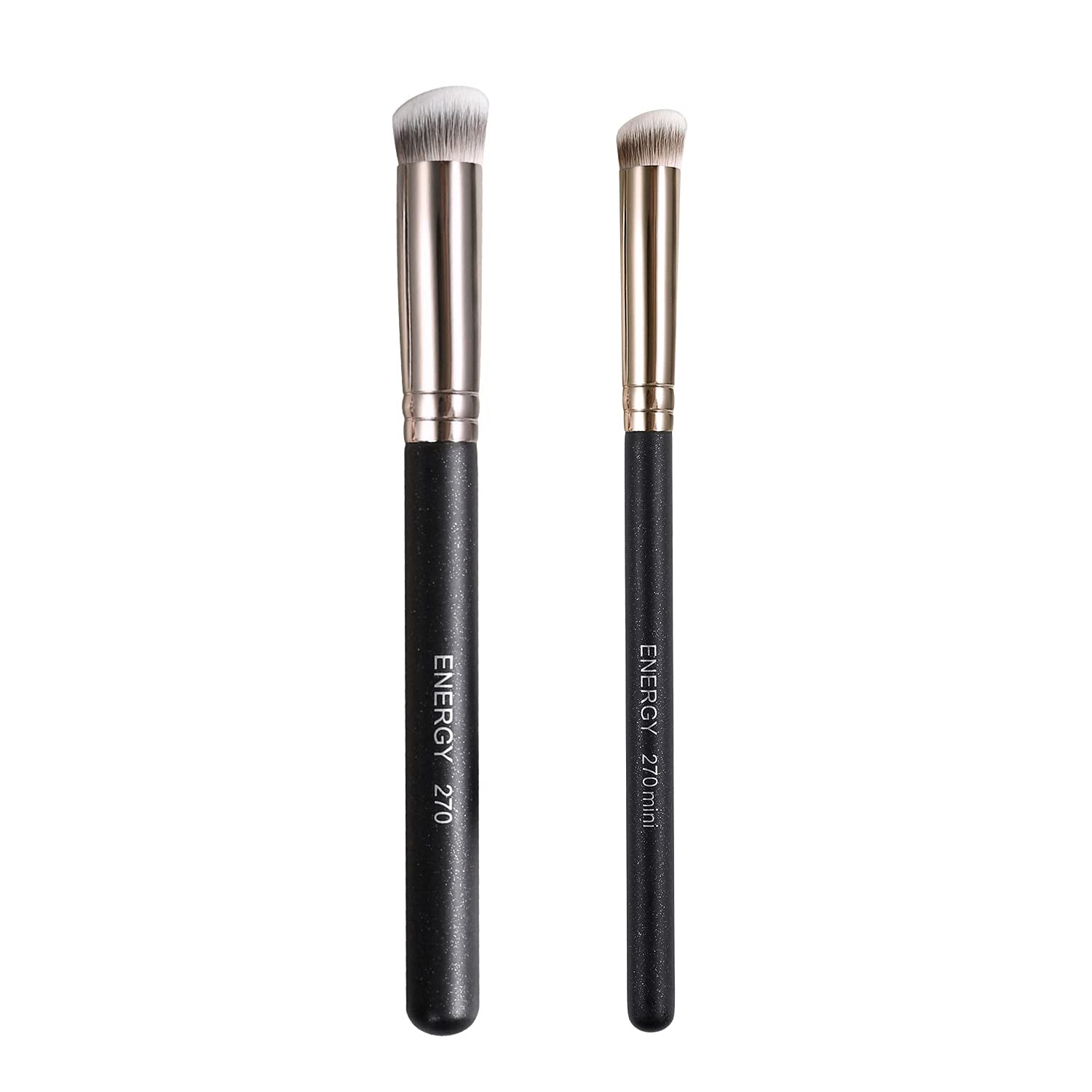 Foundation Brushes Set Professional under Eye Concealer Brushes Perfect for Blending Liquid Cream or Flawless Powder Cosmetics Buffing Stippling Concealer Premium Synthetic Bristles